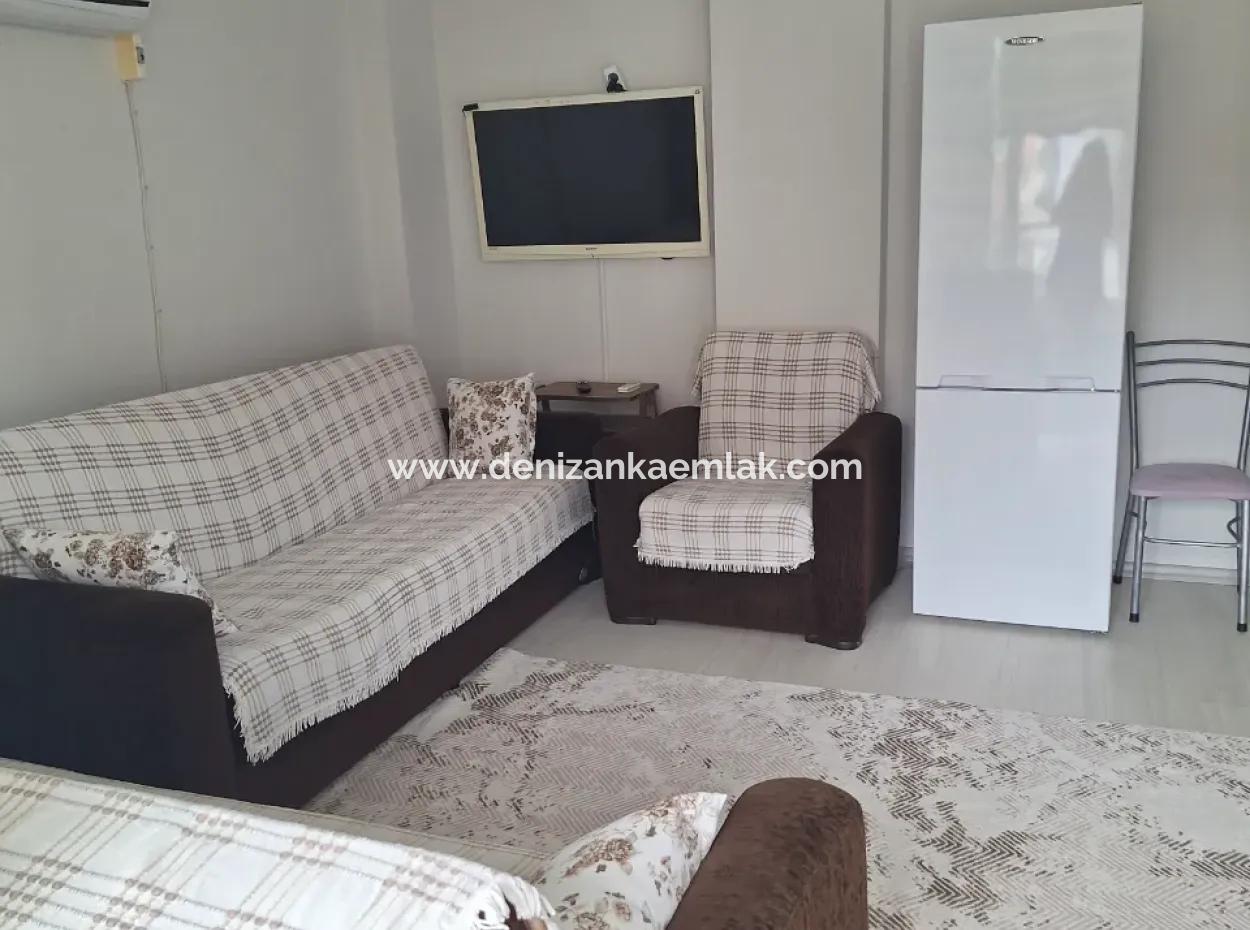 Ortaca Karaburun Mah Fully Furnished 1 1 Apartment With Pool For Rent
