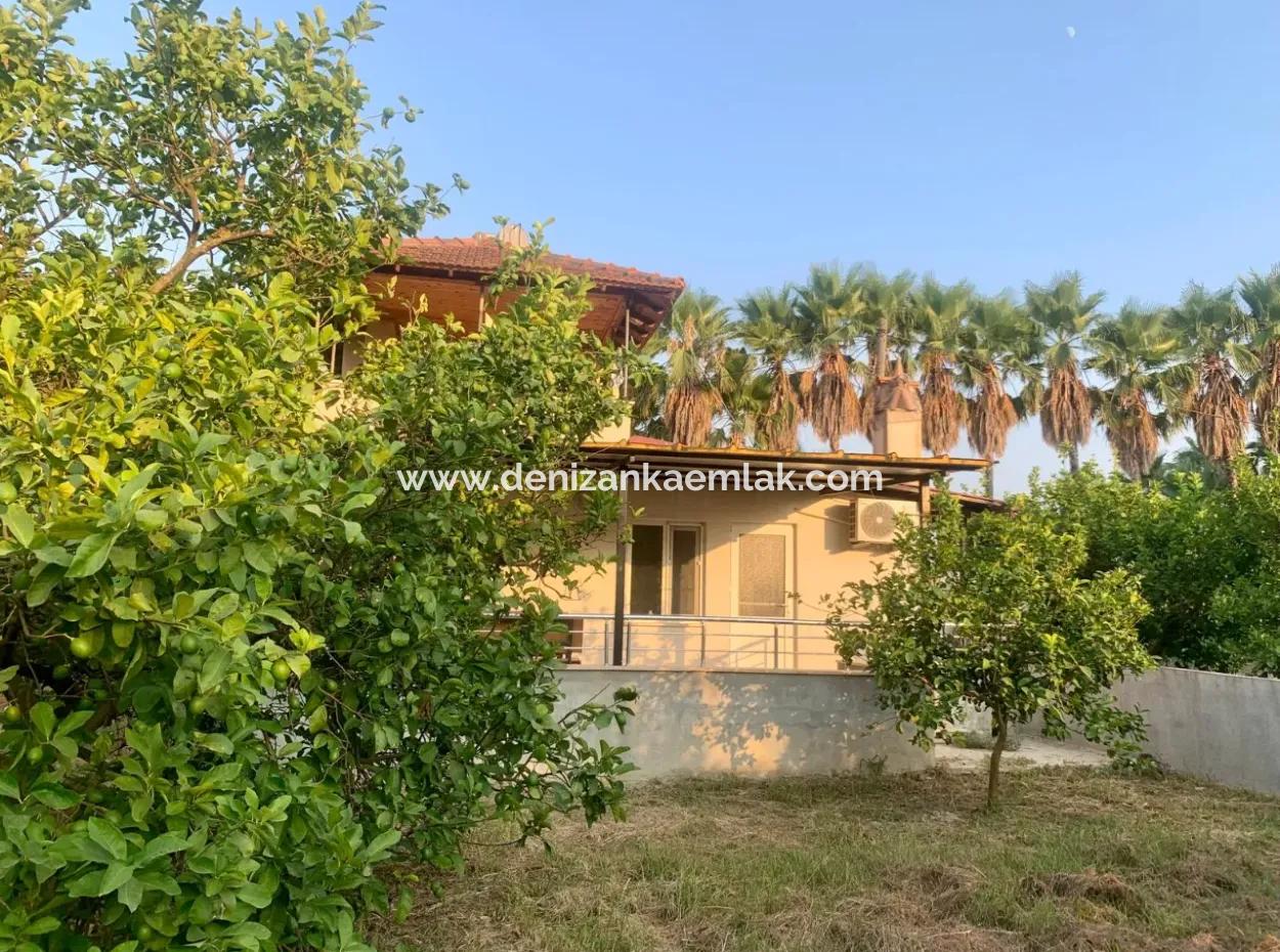 Ortaca Karadonlar Mevkiinde  Satılık 5000M²  Limon Bahçesi İçinde 2+1 Müstakil Dubleks