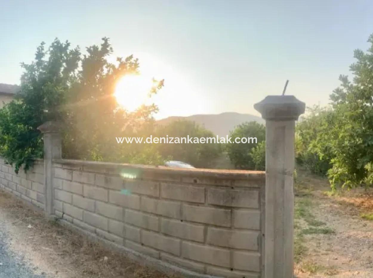 Ortaca Karadonlar Mevkiinde  Satılık 5000M²  Limon Bahçesi İçinde 2+1 Müstakil Dubleks