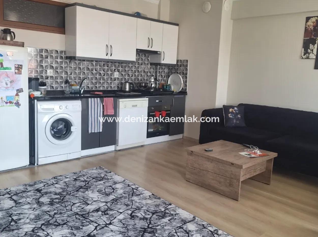 Ortaca Merkezde Kiralık 1+1 Geniş Daire