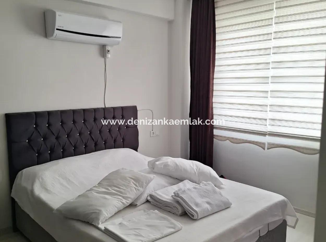 Ortaca Karaburun Mah Full Eşyalı Kiralık Havuzlu 1+1 Daire