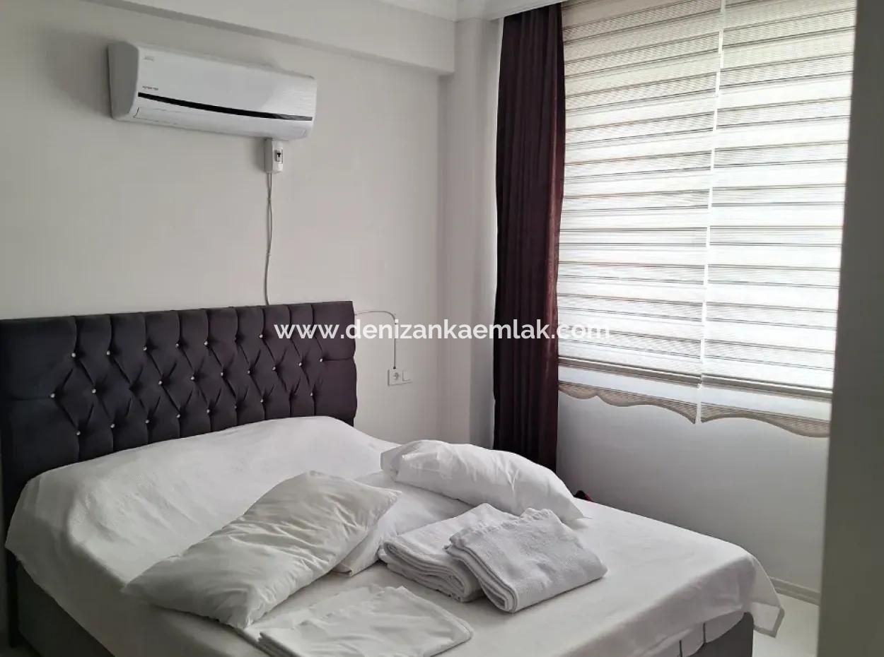 Ortaca Karaburun Mah Full Eşyalı Kiralık Havuzlu 1+1 Daire